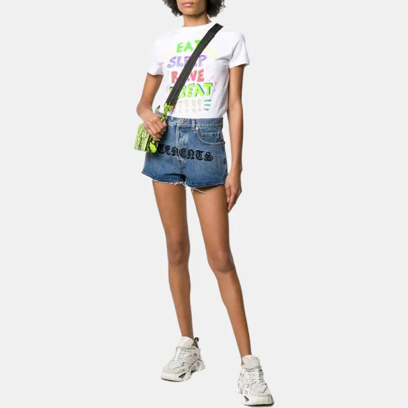 Vetements Denim Shorts Women's Blue-2