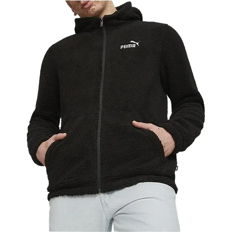 PUMA Velvet feel Coat Unisex Black-2