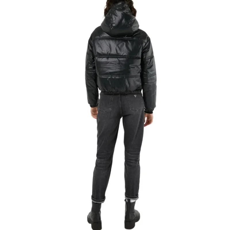 Converse Puffer Jacket Winter Women's Black-3