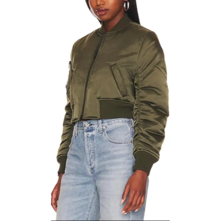 ALLSAINTS Puffer Jacket Women's Green-3