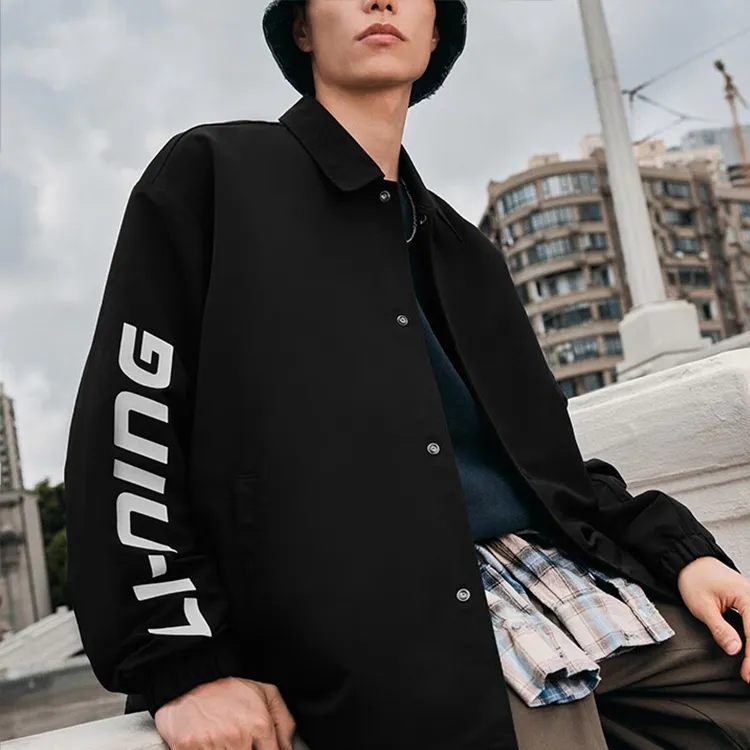 LINING Sports Life Collection Jackets Men Black-4