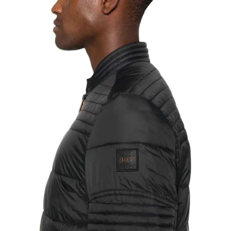 HUGO BOSS Logo Patch Zip Up Jacket-4