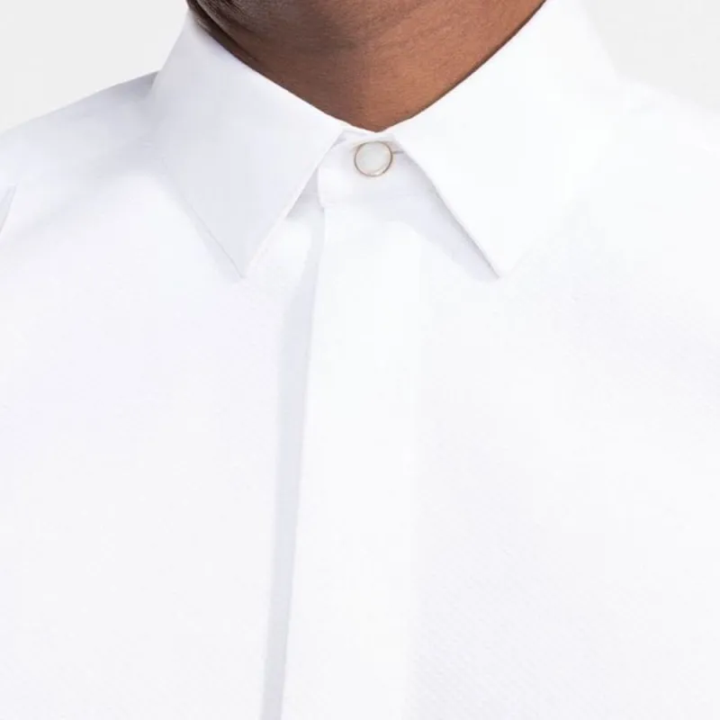 VERSACE Long Sleeved Button Up Shirt-1
