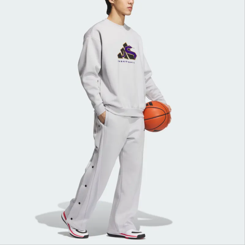 Adidas Athletic Trousers Men's Pure Gray-3
