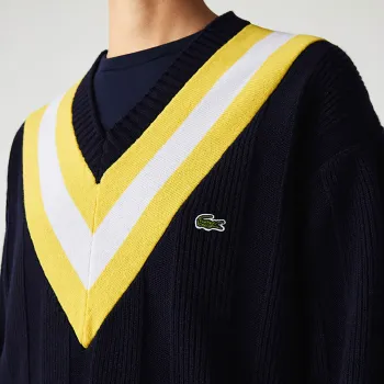 LACOSTE Sweater Women's Navy Blue
