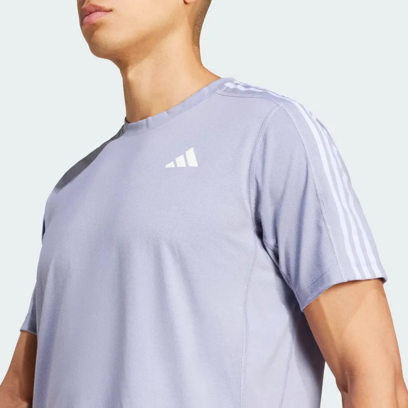 Adidas Free Shipping With AdiClub Own The Run 3 Stripes Tee-3