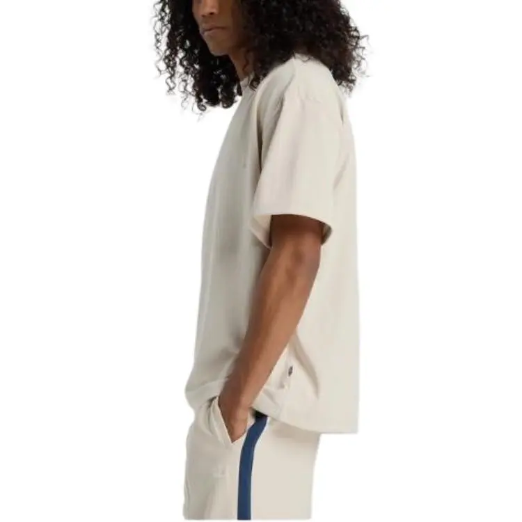 New Balance SS25 T Shirt Men's Gray-4