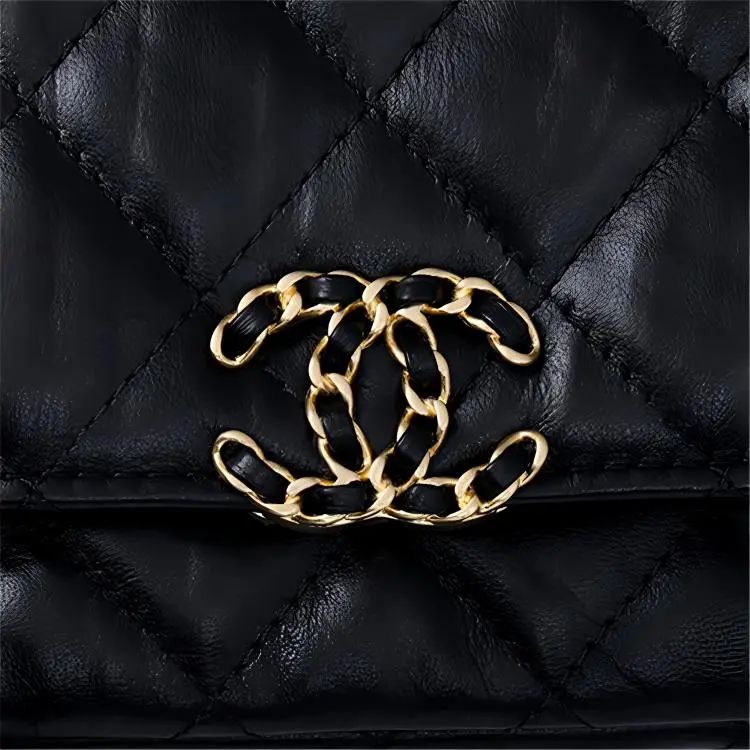 CHANEL Cow Leather Flap Bag, Shoulder Bag, Crossbody Bag Women's Black-4
