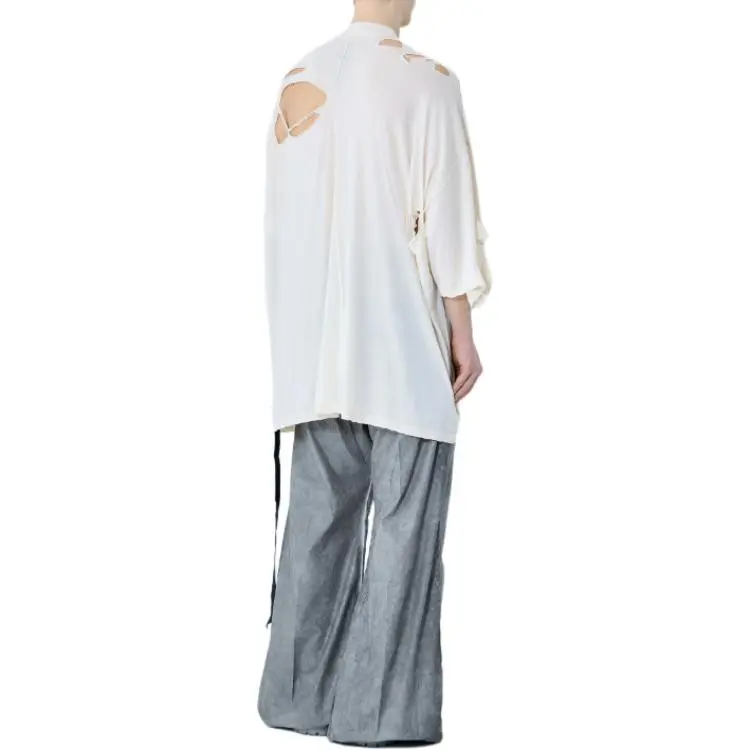 Rick Owens DRKSHDW Distressed Oversized T Shirt-1