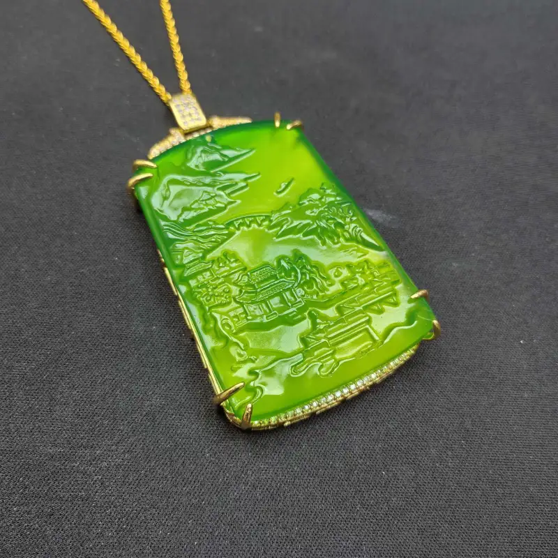 Gifts Jade Necklaces Unisex-1