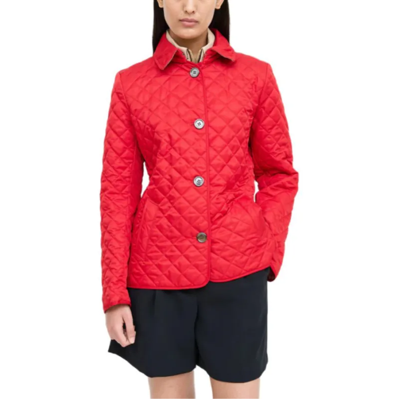 Burberry Puffer Jacket Women's Red-2
