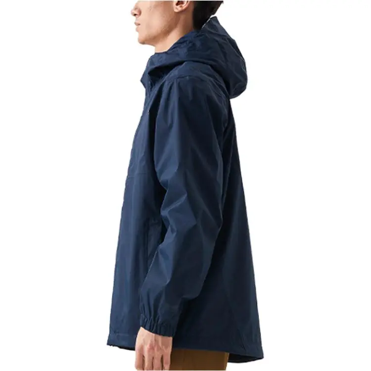 THE NORTH FACE City Outdoor Collection Outdoor Hiking Waterproof And Windproof Windbreaker Jacket Men's Navy Blue-4