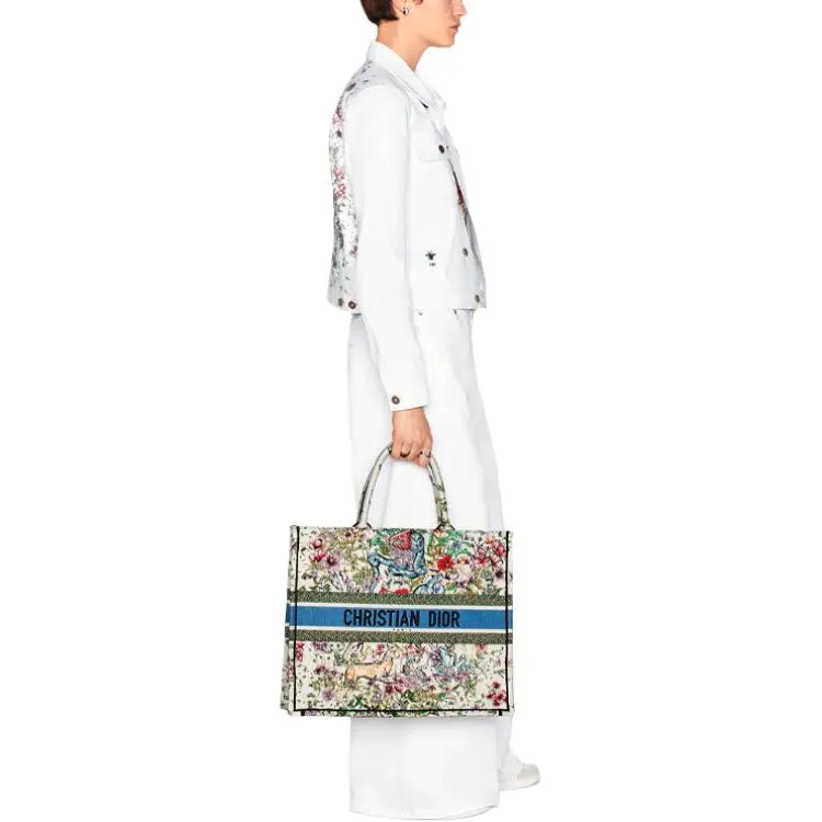 DIOR FW22 Denim Jacket Women's White-4