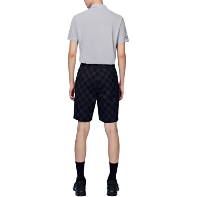 Biyin Leufen Casual Shorts Men's Black Gray-5