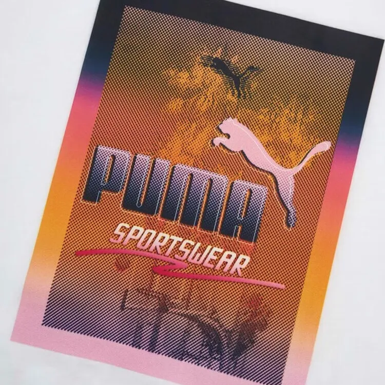 PUMA Basic GRAPHICS T Shirt Men's White 02-3