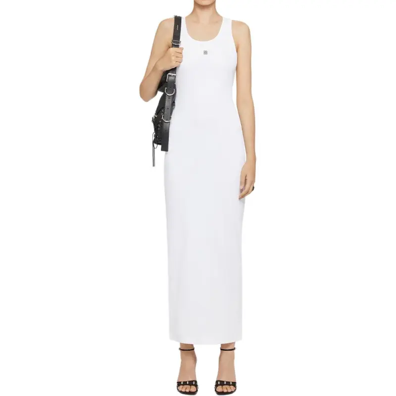 Givenchy Sleeveless Dress Women's White-1