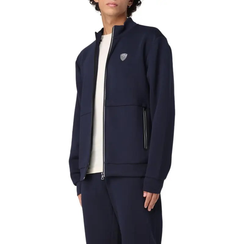 EMPORIO ARMANI FW24 Jackets Coats Men's Navy Blue-4