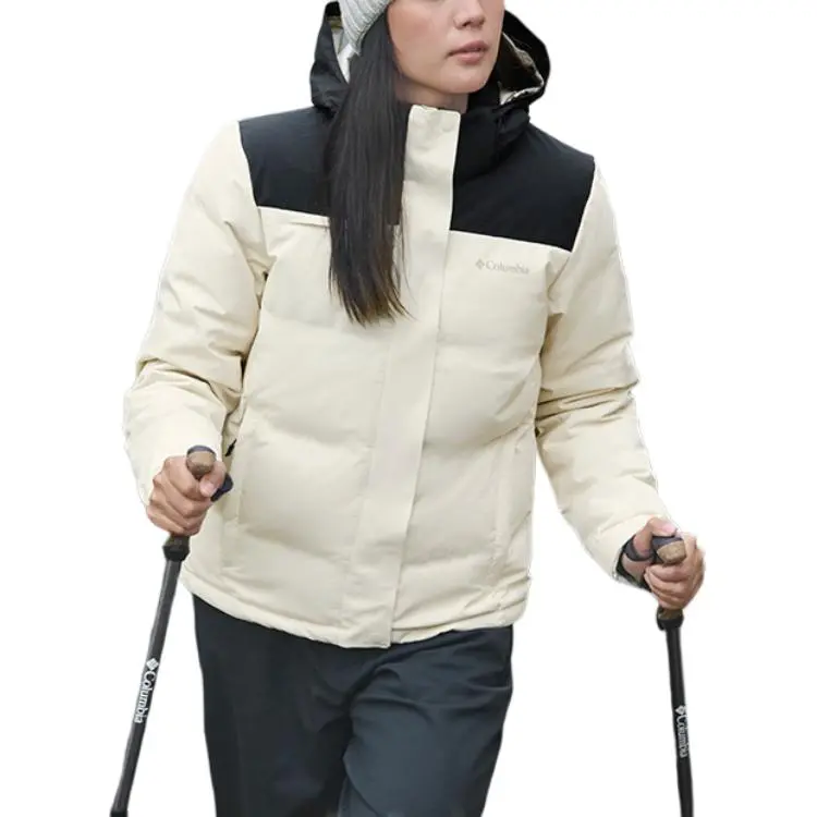 Columbia Omni Heat Down Jacket Women's Ecru-2