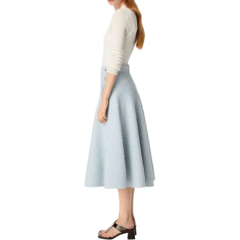 Bottega Veneta A Line Midi Skirt-2