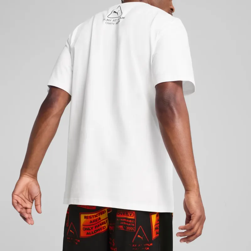 PUMA Playera Estampada Para Hombre Scoot Caution-3
