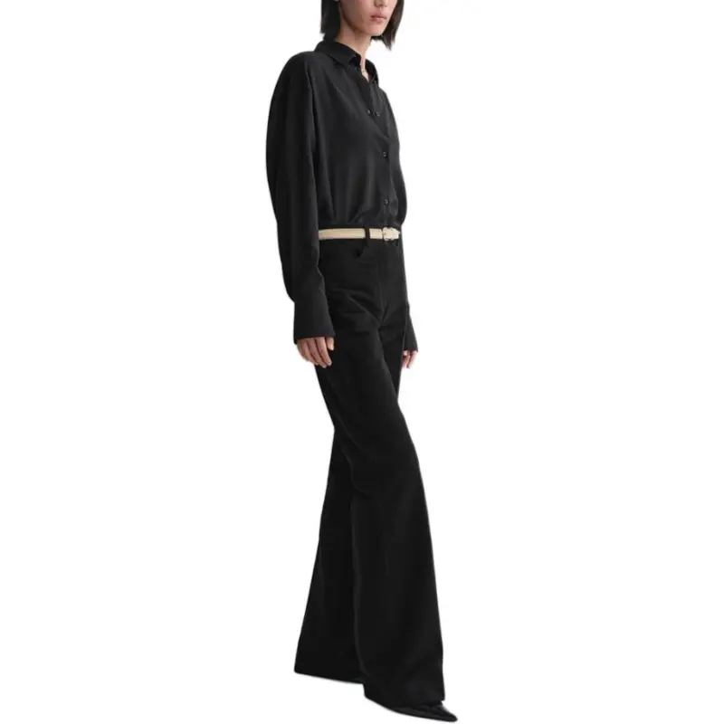 TOTEME FW24 Casual Pants Women's Black-3