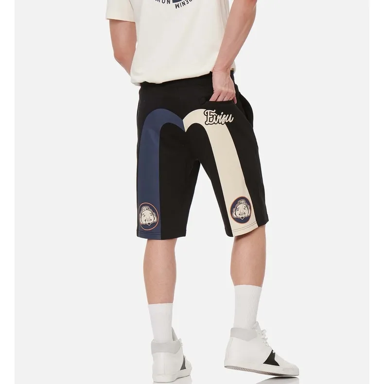EVISU Casual Shorts Men's Black-2