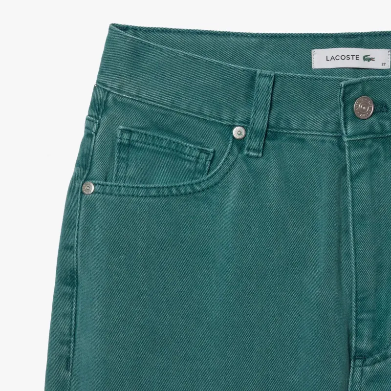 LACOSTE Straight leg Cotton Jeans-4