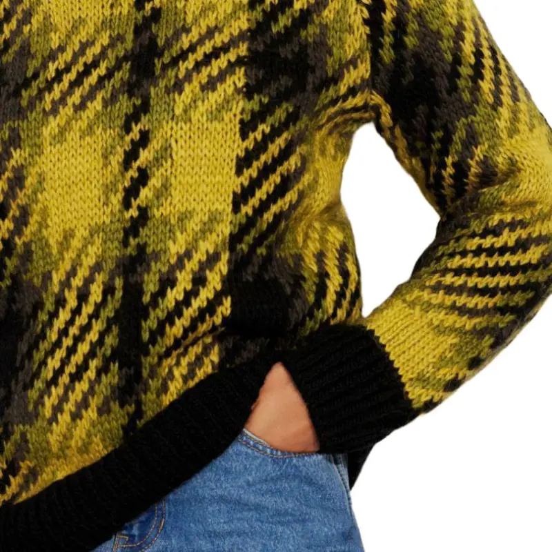COACH FW22 Sweater Women's Yellow Green-4