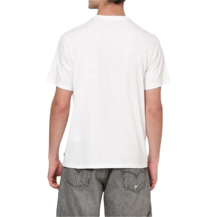 Levis T Shirts Men White-4