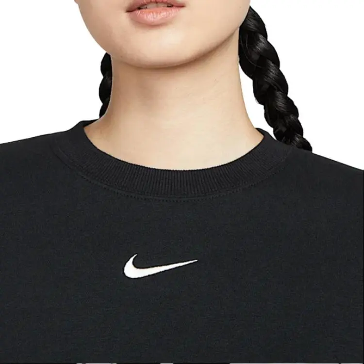 Nike Sportswear Phoenix Fleece Sweatshirt Women's Black/Sail White-4
