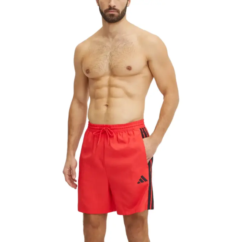 Adidas Clothing Casual Shorts Men Red-3