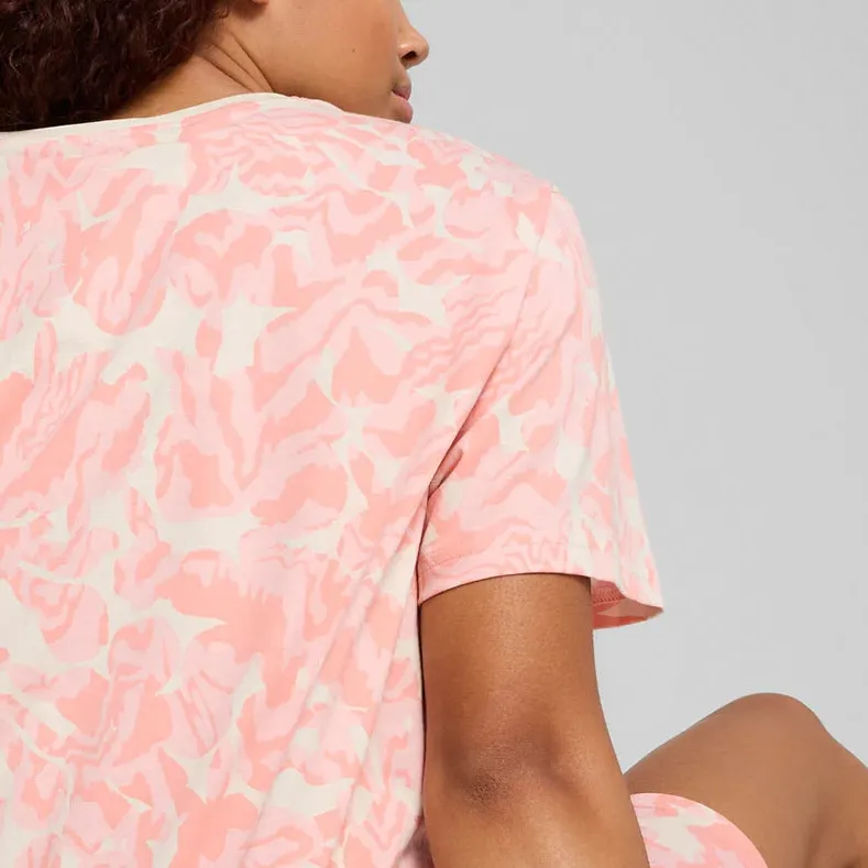 PUMA T Shirts Women's Pink-4