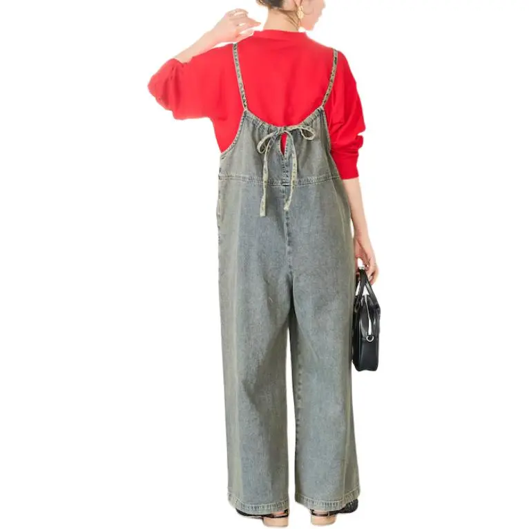 FREAK'S STORE Overalls Women's Washed Blue-1