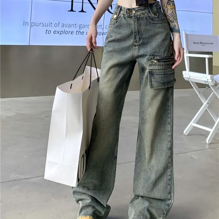 YuChaJia Jeans Women's Jeans-5