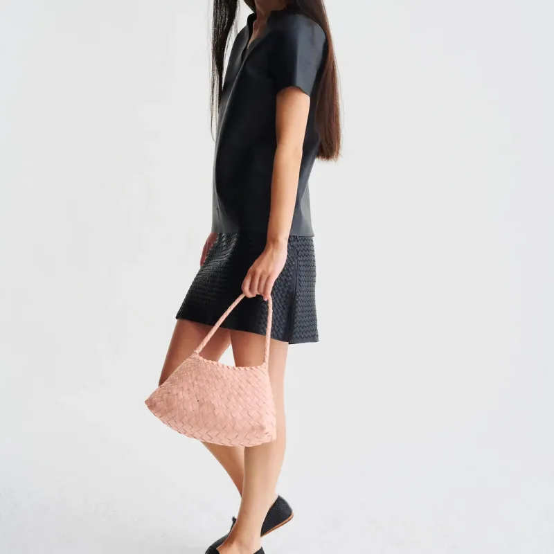 Dragon Diffusion Buffalo Leather Handbag Women's Pink-3