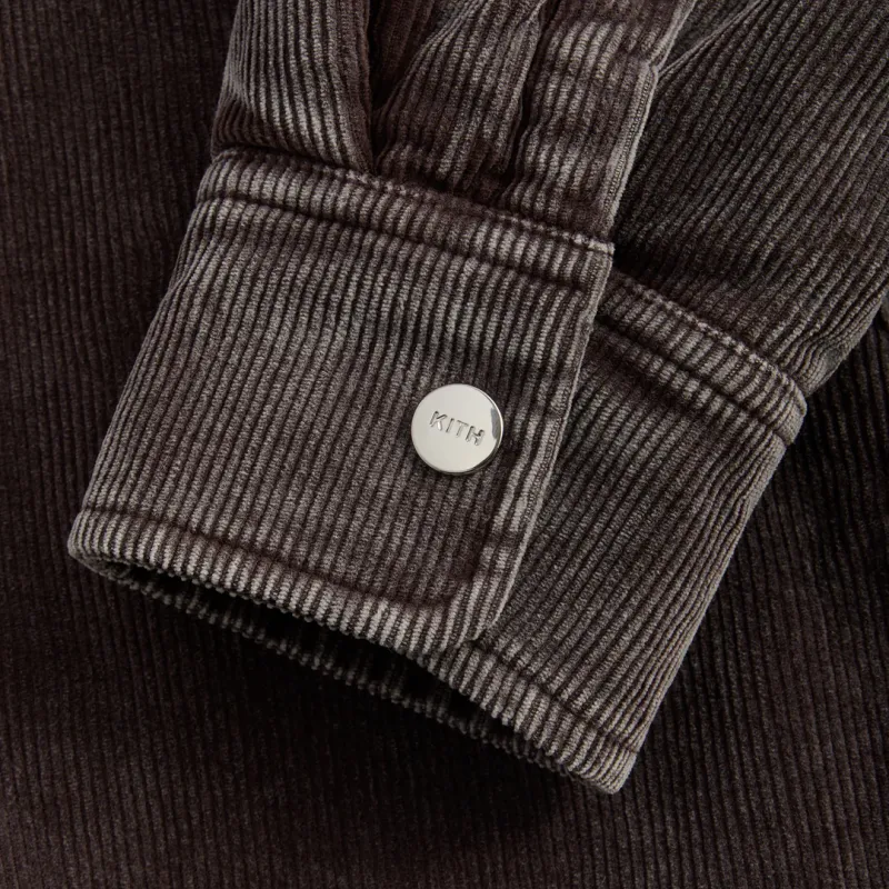 KITH Washed Corduroy Brixton Puffed Shirt Jacket-2