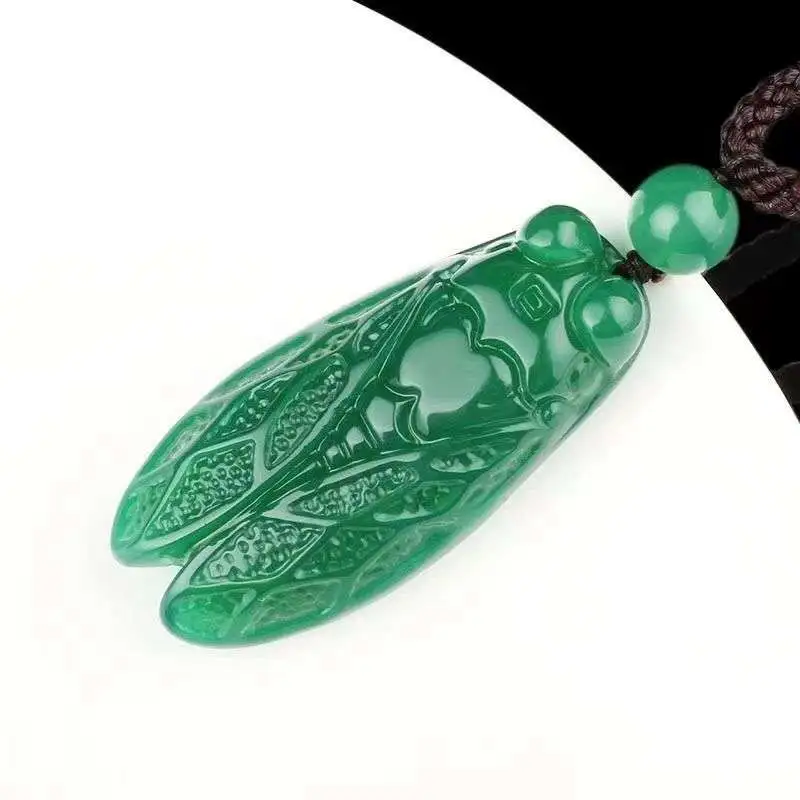 JUNWEN Chalcedony Necklaces Unisex-3