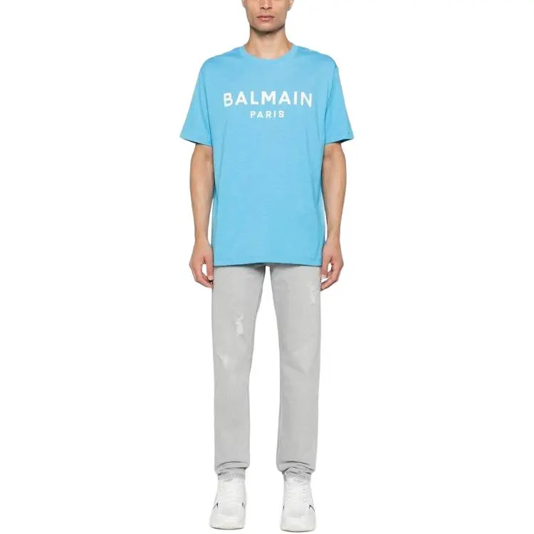BALMAIN Straight Leg Denim Pants-2