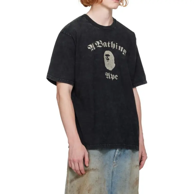 A BATHING APE A BATHING APE Overdye Relaxed Fit Tee-1