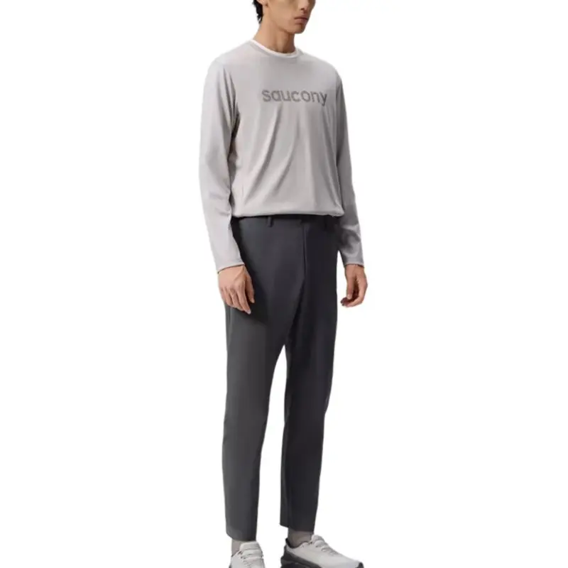 Saucony T Shirt Men's Smoke Gray-1
