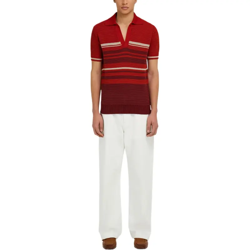 Ferragamo Cotton Polo Shirt-1