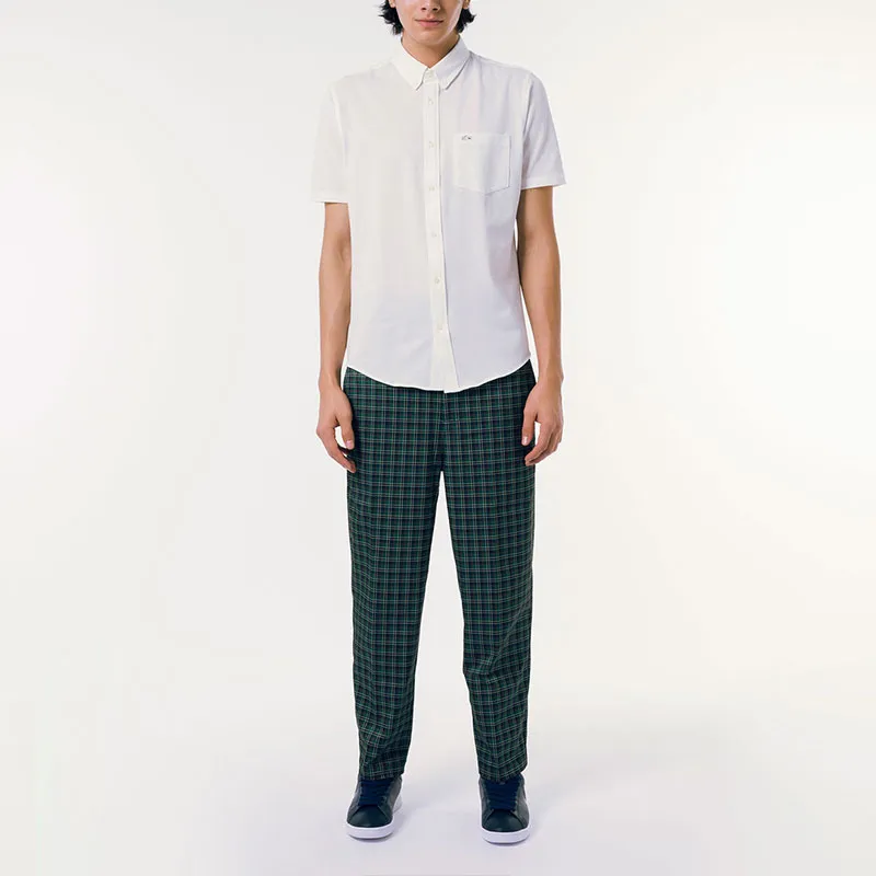 LACOSTE Shirts Men White-4