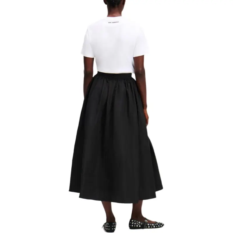 KARL LAGERFELD / Karl Lagerfeld Jeans Pleated Midi Skirt-3