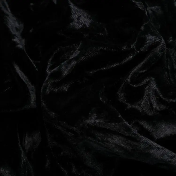 VERSACE Stretch Velvet Cocktail Dress 'Black'-2