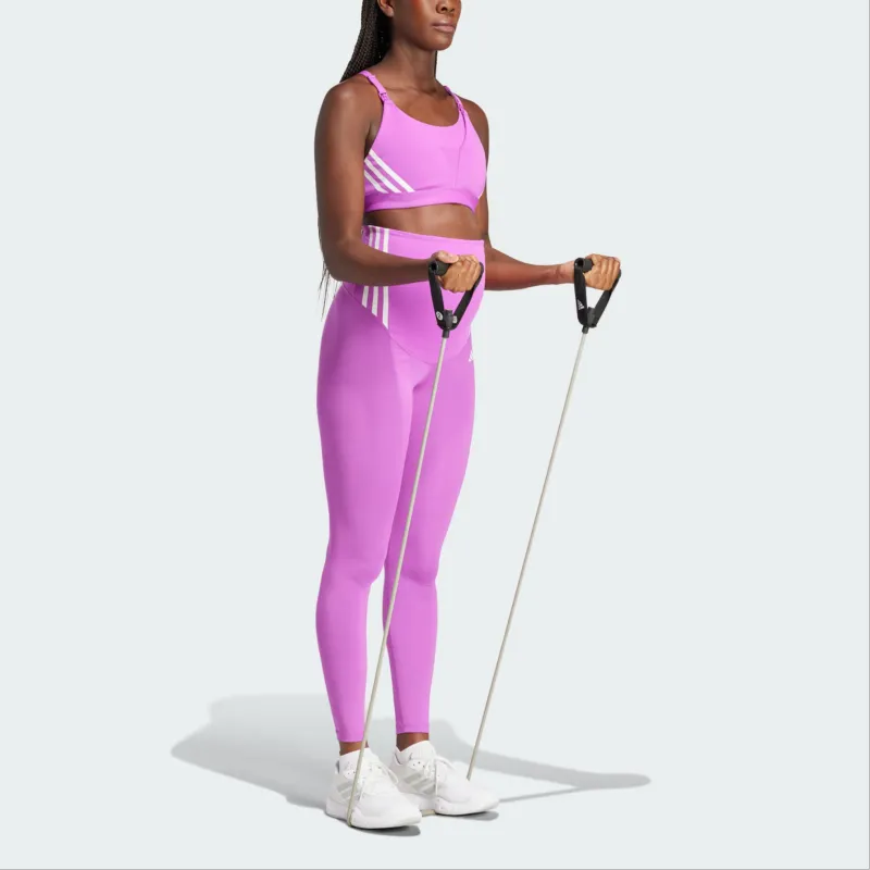 Adidas OptimeESSENTIALS Leggings Women's Purple-1