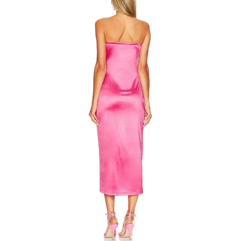 LOVESHACKFANCY Sleeveless Dress Women's Fuchsia-1