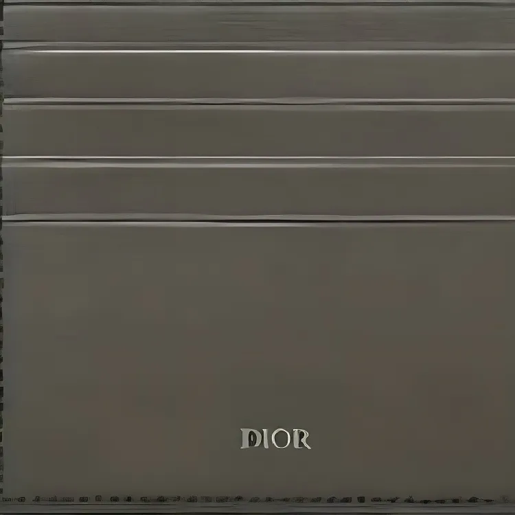 DIOR Grained Calfskin Wallet Men's Green-3