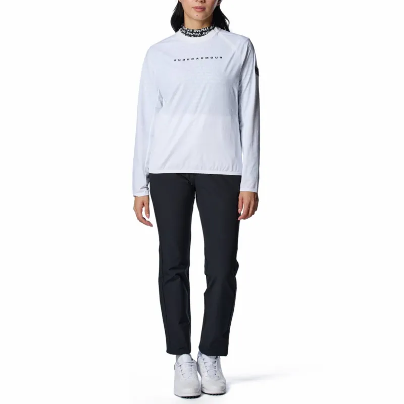 Under Armour FW24 Drive Wind Golf Apparel Women's White/Black-2