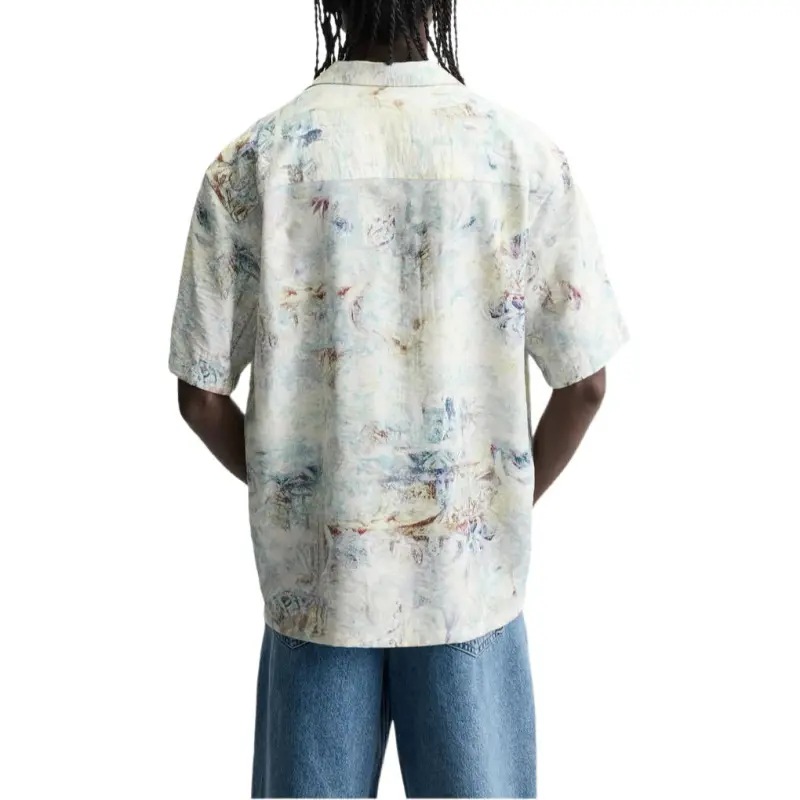 ZARA Shirts Men Blue-3
