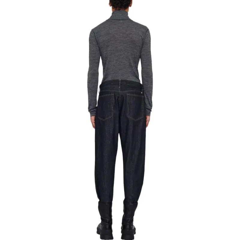 JIL SANDER Logo print Zip detail T shirt-2